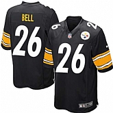Nike Men & Women & Youth Steelers #26 Le'Veon Bell Black Team Color Game Jersey,baseball caps,new era cap wholesale,wholesale hats